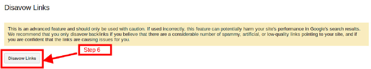 disavow-link-step 6